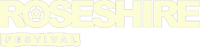RoseShire Festival footer logo, featuring the event's branding and vibrant colours.